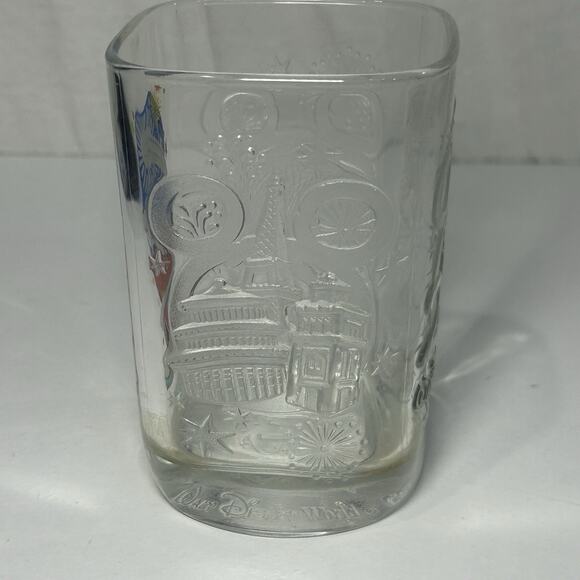 Walt Disney World McDonald's 2000 Celebration Mickey Mouse Wizard Epcot Glass FS - Picture 2 of 5